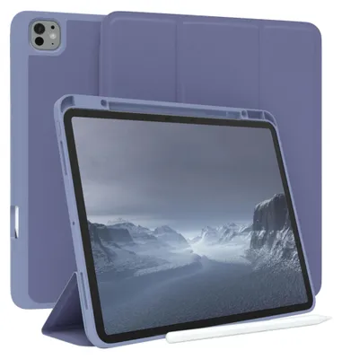 Produktbild von EAZY CASE Smartcase mit Stifthalter für Apple iPad Pro 13 (2025) Hülle mit Stifthalterung, Tablet Cover aufstellbar 13 Zoll in Blau