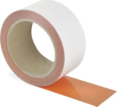 Produktbild von Schmutzresistentes Bodenmarkierungsband WT-5229, Polyester, Orange, 50 mm x 15 m