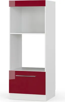 Produktbild von Mikrowellenschrank Vicco Fame-Line Bordeaux Hochglanz 60 cm offen, Model 38528