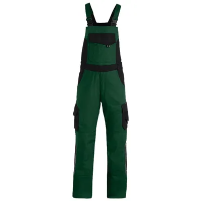 Produktbild von FHB ECKHARD Latzhose Arbeitshose grün-schwarz 27