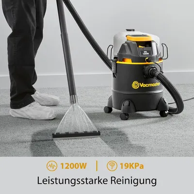 Produktbild von Vacmaster 3-in-1 Waschsauger Nass-Trockensauger & Teppichreinigungsmaschine mit Dual-Tank | Sprühex-Bodenreiniger für Hartböden, Teppiche & Polster
