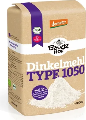 Produktbild von Type 1050 - Dinkelmehl 1Kg 6er Pack