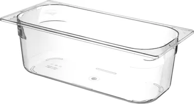 Produktbild von HENDI Eiscreme Behälter Polykarbonat transparent - 360x165x(H)120mm
