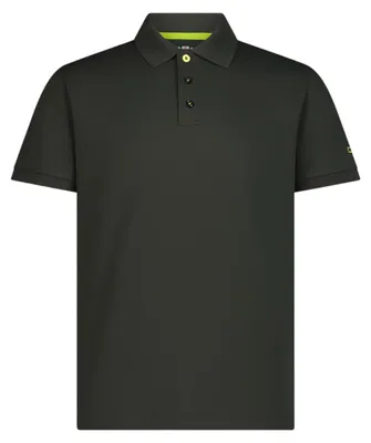 Image de Polo outdoor pour homme CMP en piqué avec fonction Dry, vert, 48