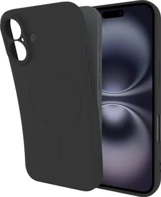 Image de Cazy Coque compatible avec iPhone 16 Plus Coque compatible avec MagSafe - Color Backcover - Noir