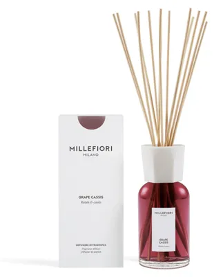 Image de Diffuseur d'ambiance Millefiori Milano, parfum raisin cassis, pour intérieur, avec bâtonnets (77DIGC)