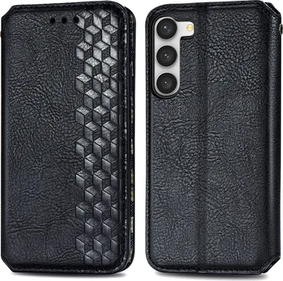 Produktbild von Hülle für Samsung Galaxy S23 - Premium Kunstleder Flip Case Wallet - Magnetisch Kartenfächer Standfunktion