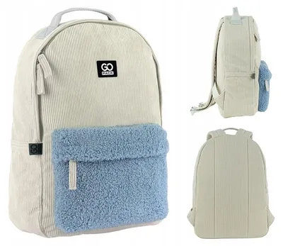 Obrázek produktu pro GoPack GO25-147M-1 Mládežnický batoh modrý s plyšem