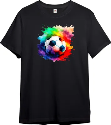 Produktbild von PAULGOS Kinder T-Shirt, Bunter Fußball 1