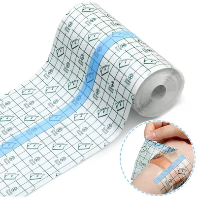 Imagen del producto de Omgoods - Cinta adhesiva médica impermeable, 16 cm x 10 m