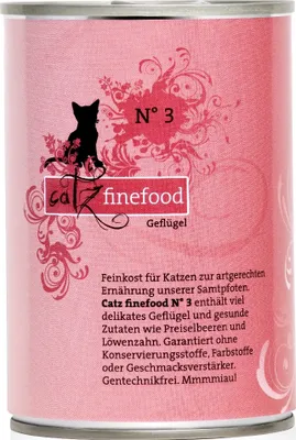 Produktbild von Catz finefood No. 3 Geflügel 400g