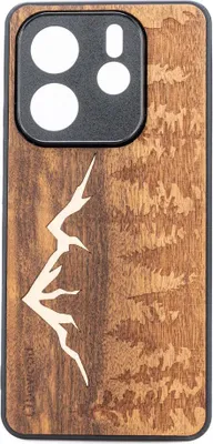 Immagine prodotto di Custodia in legno per Xiaomi Redmi Note 14 5G, Bewood Imbuia Mountains