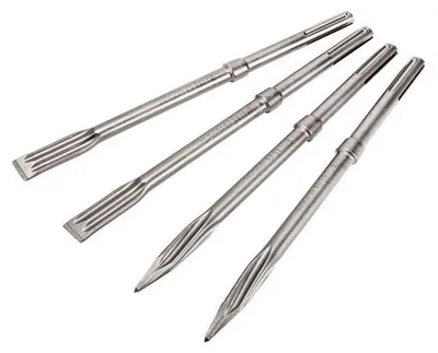 Image de Lot de 4 Burins auto affûtant BOSCH PRO SDS-Max Rtech 2607017368