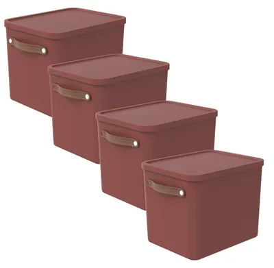 Produktbild von Aufbewahrungsbox 27L Maloja - Kunststoffbox mit Deckel - Stapelbox 40,0 x 29,0 x 29,5 cm - Plastikbox Ordnungsbox Allzweckkiste