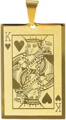 Immagine prodotto di Ciondolo per collana Card - Oro di alta qualità KP28569