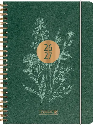 Produktbild von Schülerkalender 2026/2027 \Botanical\" | A5, Karton"