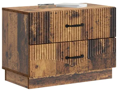 Imagen del producto de Armario de Noche Madera envejecida 62 x 34,5 x 44,5 cm