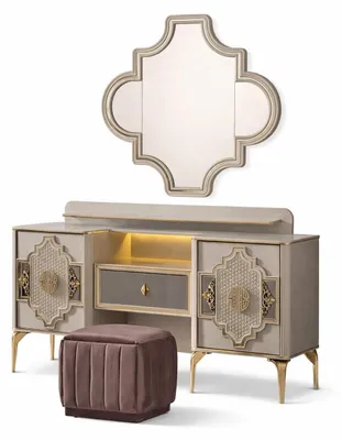 Produktbild von Moderner Schminktisch mit elegantem Design und viel Stil.