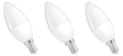 Produktbild von Spectrum E14 LED Kerzenlampe 4W 320lm 3000K Warmweiß 230V 3 Stück