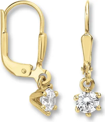 Produktbild von Ohrhänger Zirkonia 333/- Gelbgold