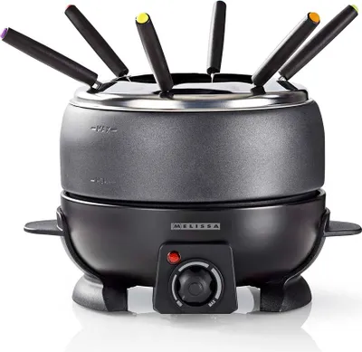 Produktbild von Melissa 16310236 - Fondueset für 6 Personen - 2,3 l - Einstellbare Temperaturregelung - 800 W