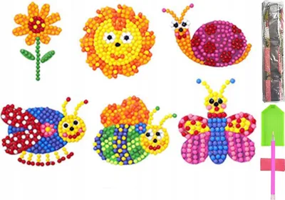 Produktbild von 5D DIAMANT-STICKEREI KINDER-PUZZLE-Aufkleber-Set