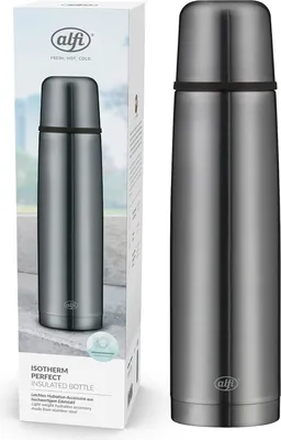 Obrázek produktu pro alfi Isolierflasche ISOTHERM PERFECT AV 1,0 L grau