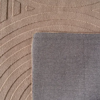 Produktbild von Homebyhome Boho Teppich Skandinavischer Kurzflor mit 3D Effekt, Waschbar Teppich für Wohnzimmer, Grösse: 200x290 cm