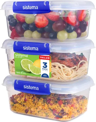 Image de Sistema 3 x 1 litre Set de boîtes de conservation 881613