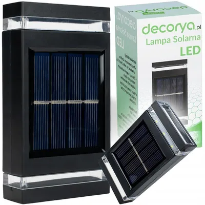 Produktbild von Decorya Solar Wandleuchte LED Außen Up-Down Dämmerungssensor