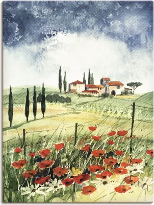 Produktbild von ARTland Leinwandbild Toskana III Größe: 90x120 cm