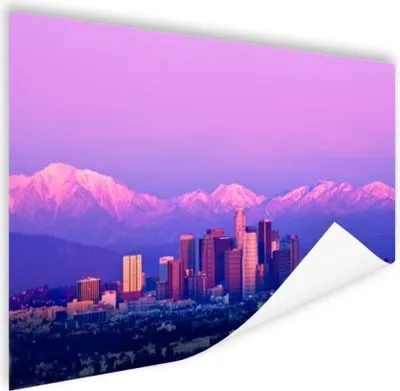 Produktbild von MuchoWow® Poster Berg - Los Angeles - Amerika 60x40 cm - Schlafzimmerdekoration