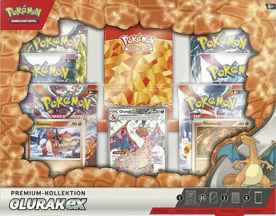 Produktbild von Pokémon Premium-Kollektion Glurak ex - DE