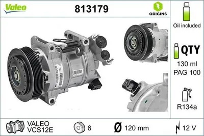 Zdjęcie produktu dla Kompresor klimatyzacji VALEO 813179