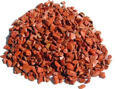 Produktbild von Edelsteine, roter Jaspis getrommelt, Größe XXS/mini, ca. 0,4-0,8 cm, 500 g