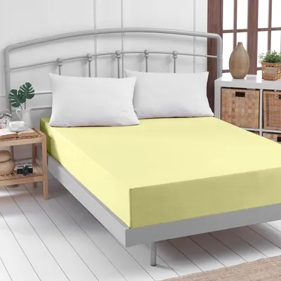 Produktbild von Traumschlaf Feinbiber Boxspring Spannbetttuch 160x200 cm vanille