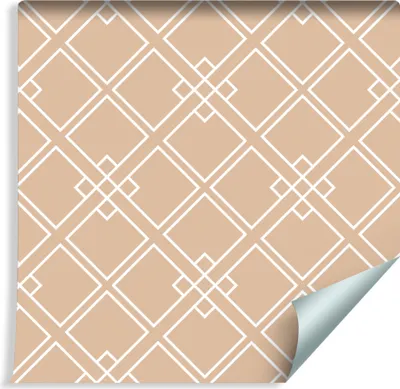 Zdjęcie produktu dla Tapeta Do Przedpokoju GEOMETRYCZNE Ornamenty Dekor z modnym efektem 3D