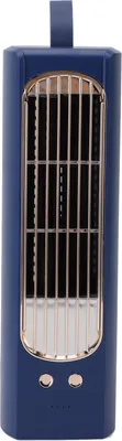 Obrázok produktu pre 10.6-palcový vežový ventilátor do spálne USB Tichý podlahový ventilátor Oscilačný osobný stojaci stolový ventilátor pre interiér 3000mAh batéria