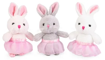 Produktbild von Living Nature Kuscheltier Kaninchen mit Tutu - Plüsch Hase Spielzeug
