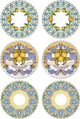 Produktbild von Hermia Concept, LMN001, Teller, Mehrfarbig, Keramik, 19 x 19 cm