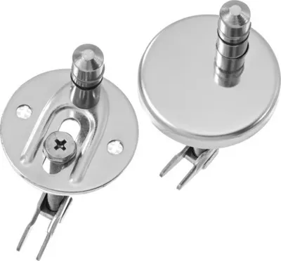 Produktbild von REIKA Ersatzscharnier 2 er Set C4302G Edelstahl für REIKA MINO, MITO, OME, NARA, OSCORE
