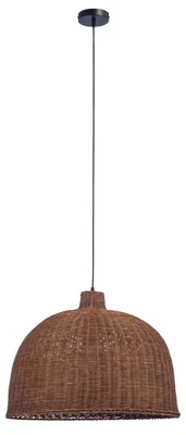 Immagine prodotto di Cortic, lampada a sospensione in rattan naturale per lampadina E27