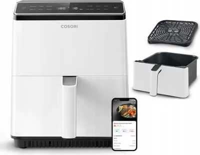 Produktbild von Cosori Dual Blaze Fettfreie Friteuse 1700W 6.4L 12 Programme Smart