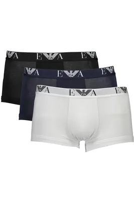 Produktbild von 3er Pack EMPORIO ARMANI Boxershorts Boxer Stretch Baumwolle Trunk Farbwahl, Farbe:Mehrfarbig, Wäschegröße:XL, Artikel:-56110 mix