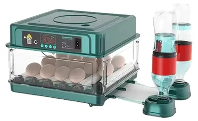 Immagine prodotto di Incubatrice per uova, regolazione automatica della temperatura, capacità 36 uova, 15 uova, spina UE 220 V