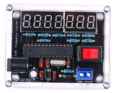 Zdjęcie produktu dla miernik częstotliwości 10MHz Zestaw DIY Licznik częstotliwości AVR Częstotliwość z licznikiem muszlowym Cymometr Pomiar częstotliwości Rozdzielczość 0,000 001Hz