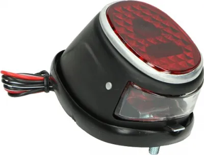 Image de Feux arrière BestPrice, en caoutchouc, couleur noire et rouge, compatibles avec les modèles Maxi MS50 et MV50
