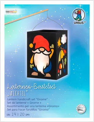 Produktbild von URSUS Laternen-Bastelset Wichtel