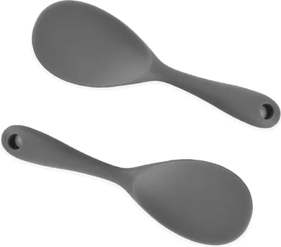 Produktbild von Servierlöffel, 2 Stück, Reiskocher mit Antihaftbeschichtung, Reislöffel, Silikon-Kochlöffel für Kartoffelpüree, Reis, Reiskocher oder mehr (grün)
