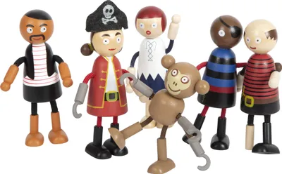 Immagine prodotto di Bambole pieghevoli figure di pirati